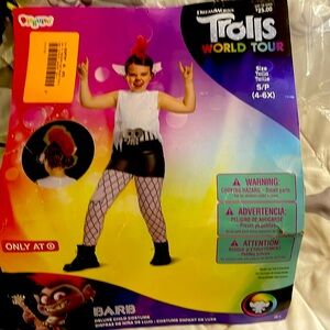 Trolls Disguise Queen Barb Kids Costume Small (4-6)
